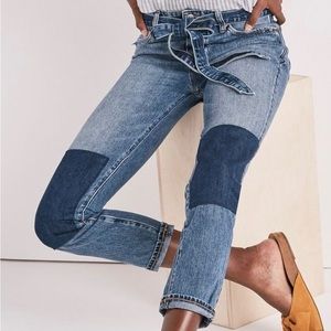 Lucky Brand Sienna Slim Boyfriend patch jeans
